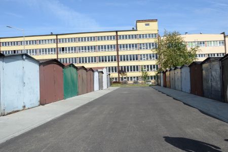 Dojazd do garaży na osiedlu Granitowa już gotowy